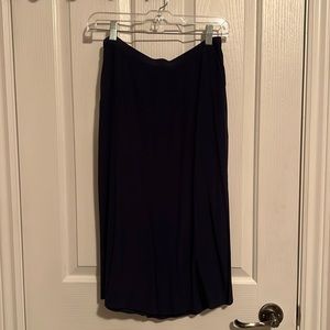 NWT Wilfred navy blue midi skirt size 4